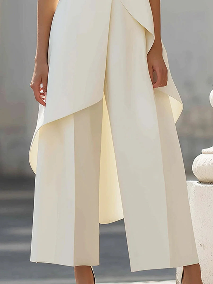 Martina | Elegant Flowing Wide-Leg Jumpsuit