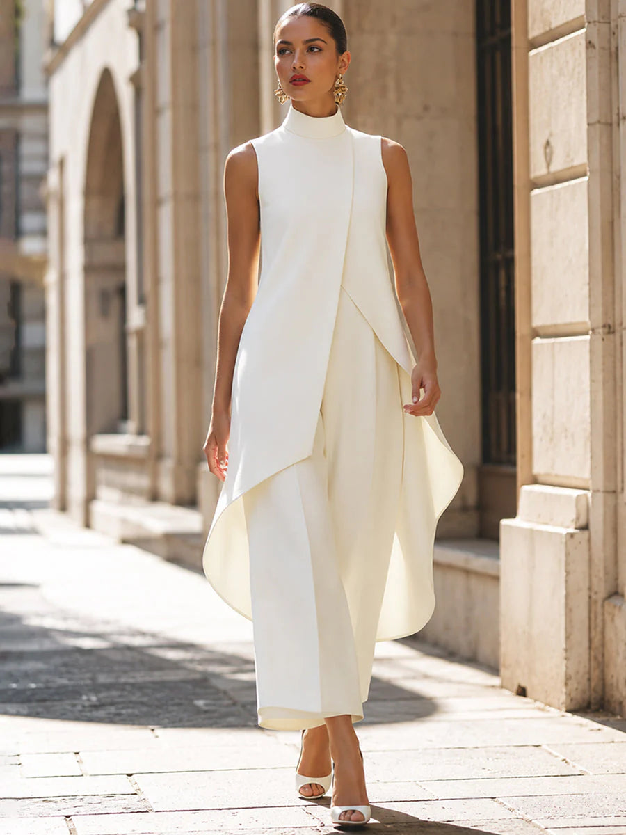 Martina | Elegant Flowing Wide-Leg Jumpsuit
