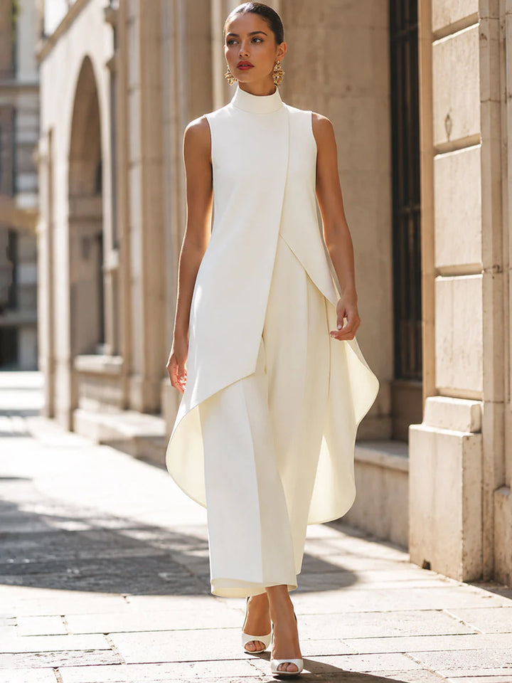 Martina | Elegant Flowing Wide-Leg Jumpsuit
