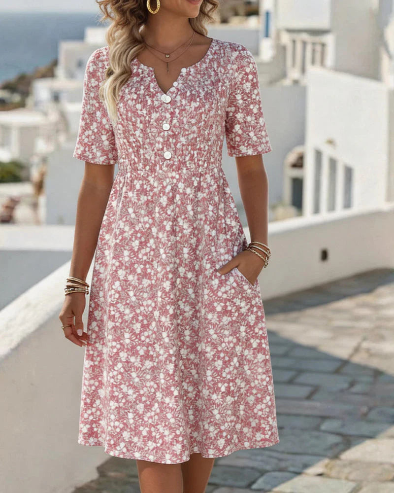 CARMEN | Relaxed Floral Midi Dress
