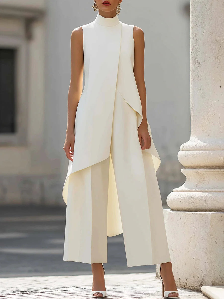 Martina | Elegant Flowing Wide-Leg Jumpsuit