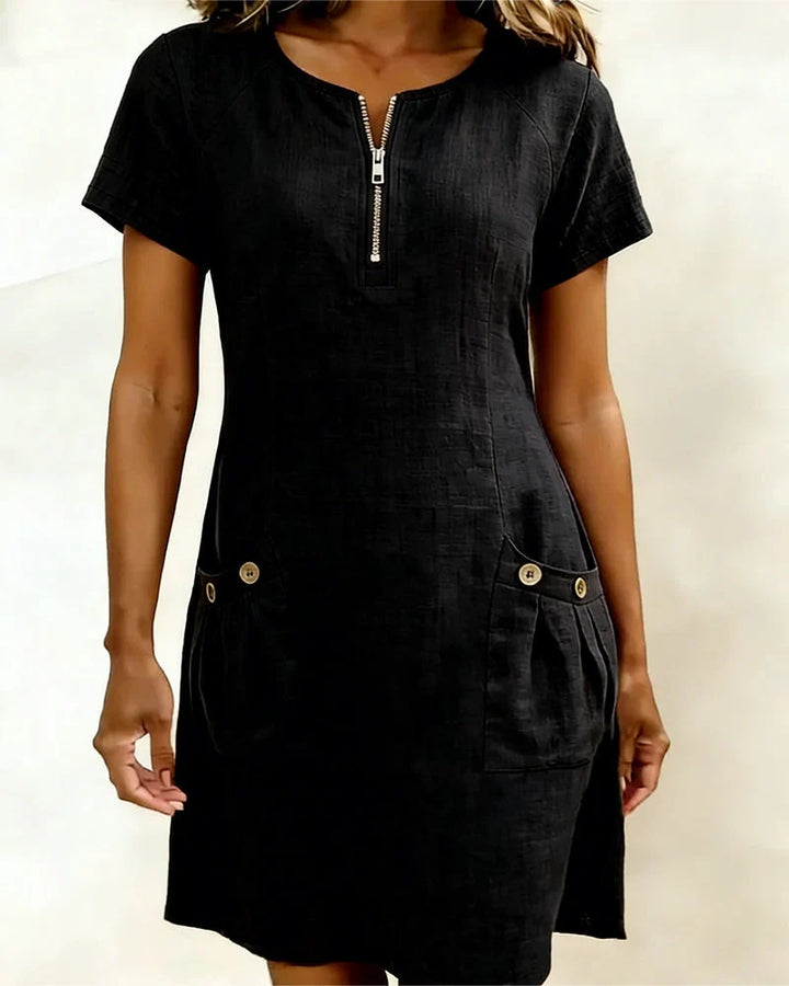 Lina™ Dress — Natural Elegance Every Day