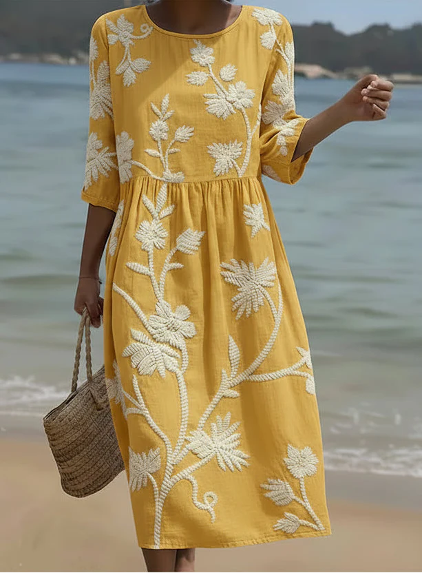 Women’s Casual Floral Print Dress