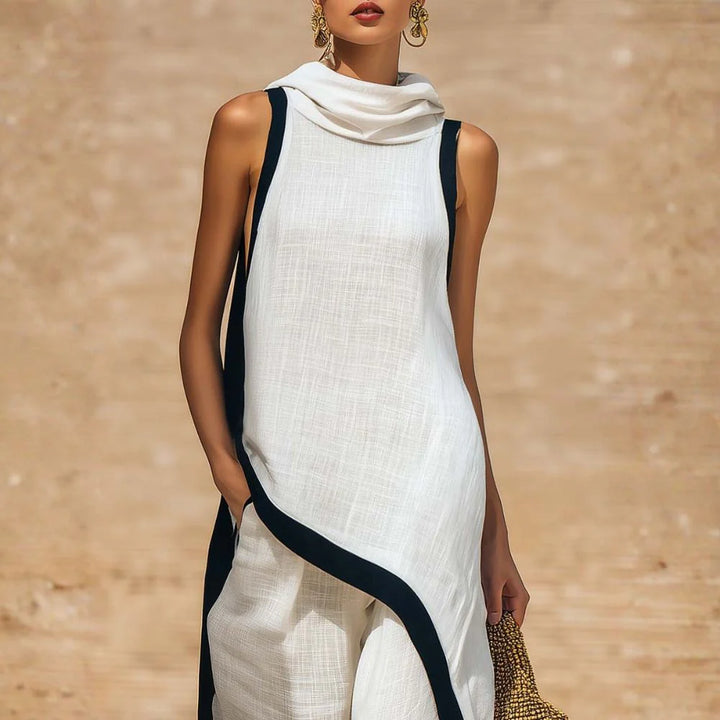 Leonora | Elegant Linen Two-Piece Set