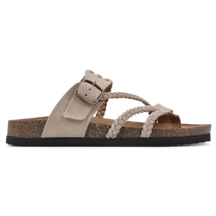 Wendy - Braided Cork Sandals