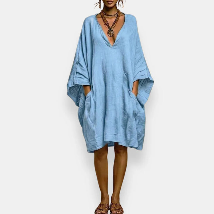 Cassienne | Oversized V-Neck Dress