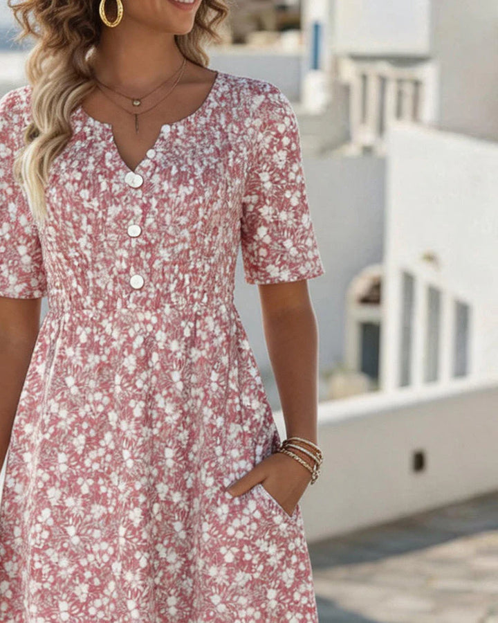 CARMEN | Relaxed Floral Midi Dress