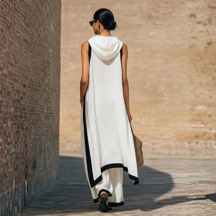 Leonora | Elegant Linen Two-Piece Set