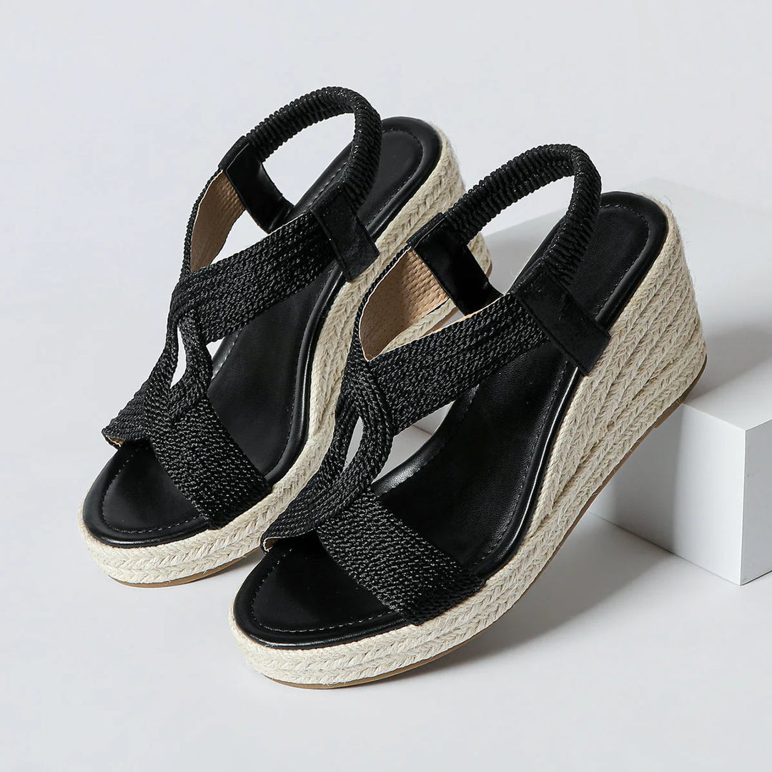 Aroa | Handwoven Wedge Sandals