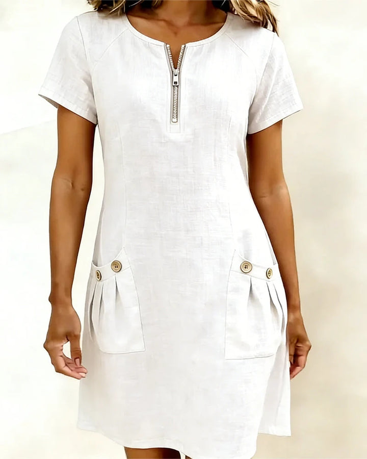 Lina™ Dress — Natural Elegance Every Day