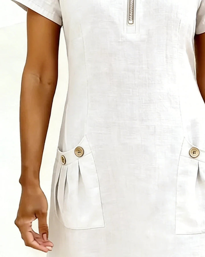 Lina™ Dress — Natural Elegance Every Day