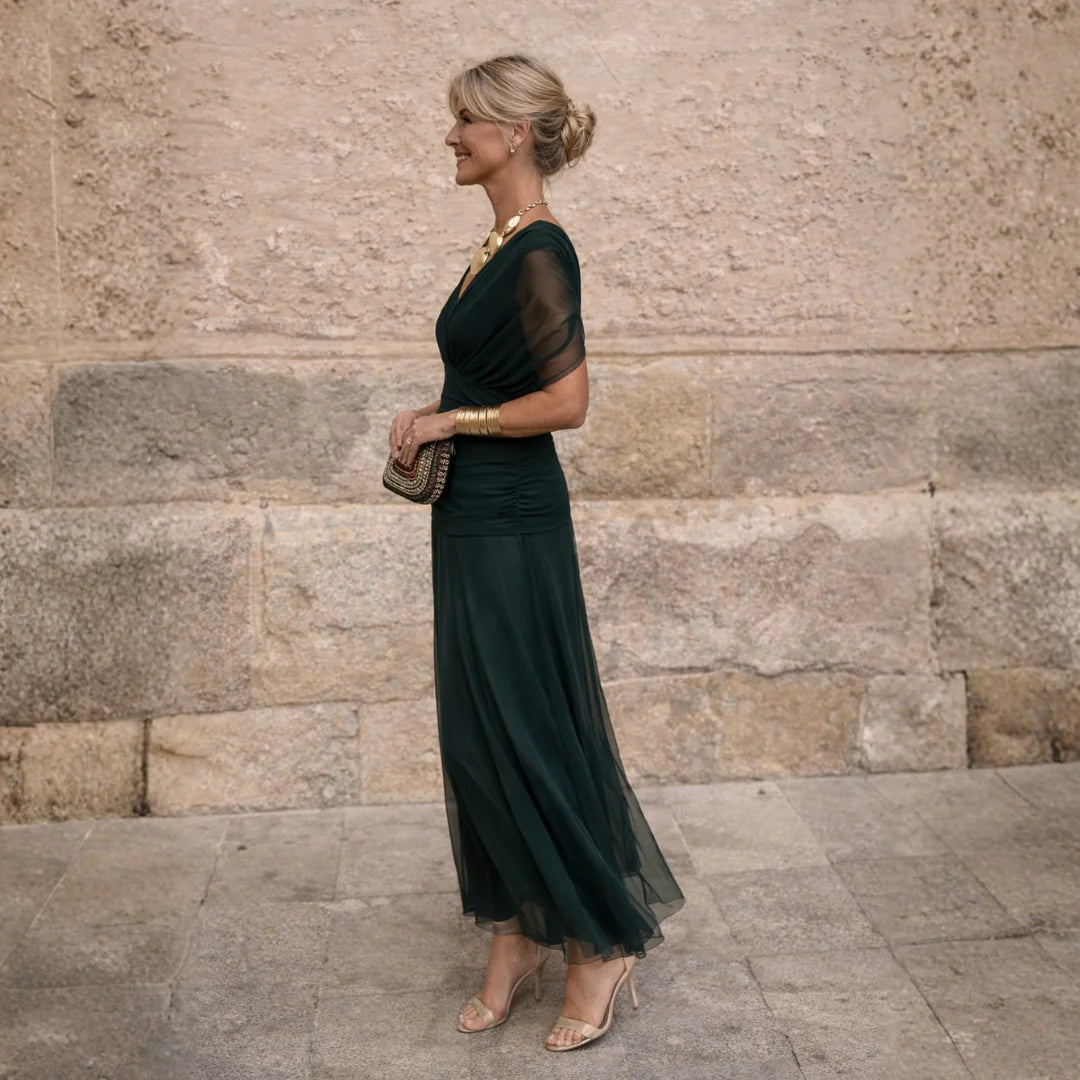 ROSSANA – Off-Shoulder Maxi Dress