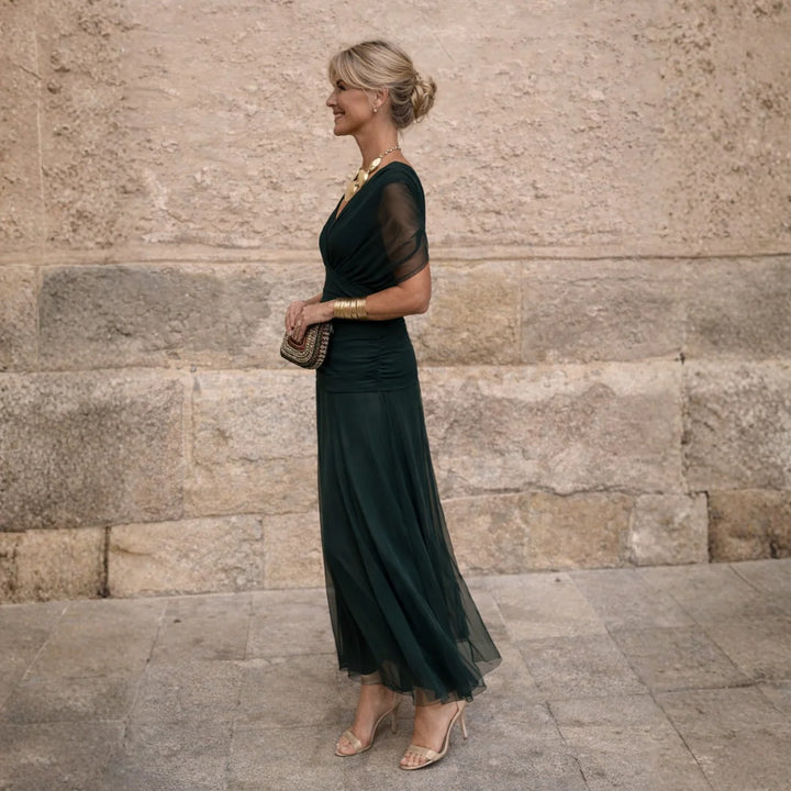 ROSSANA – Off-Shoulder Maxi Dress