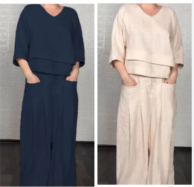 Noa | Minimalist Loose Two Piece Set