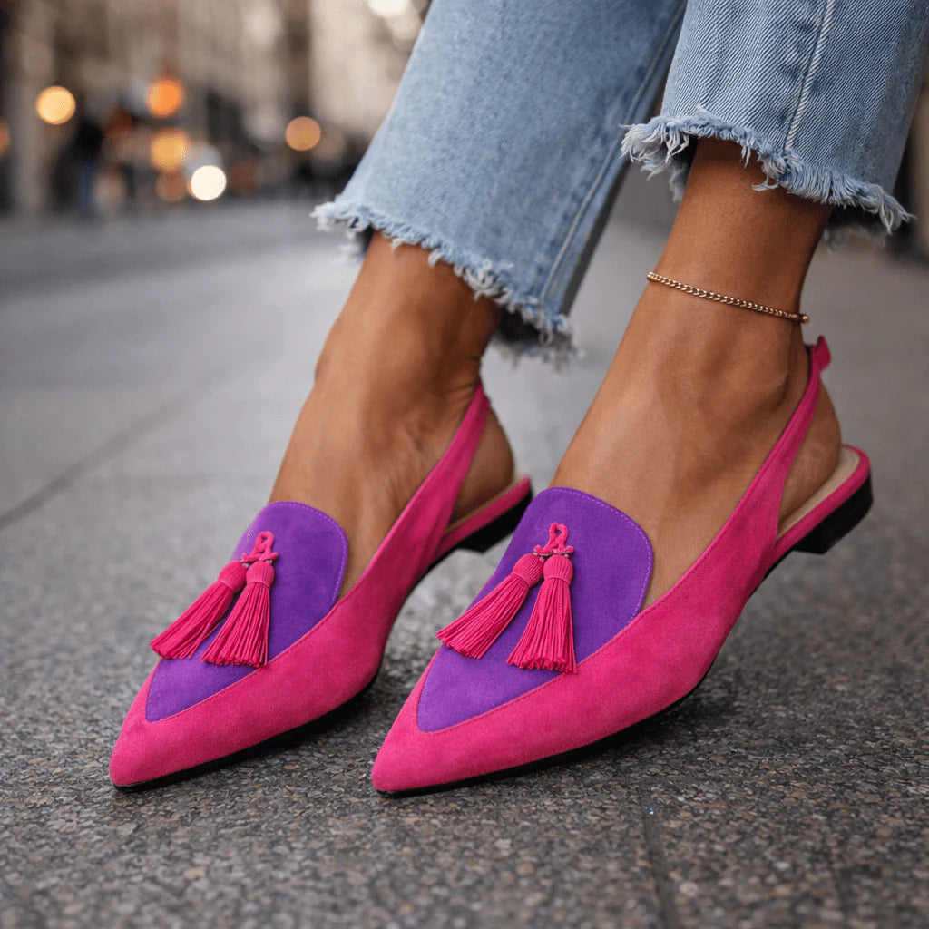 Eliza | Strappy Tassel Sandals