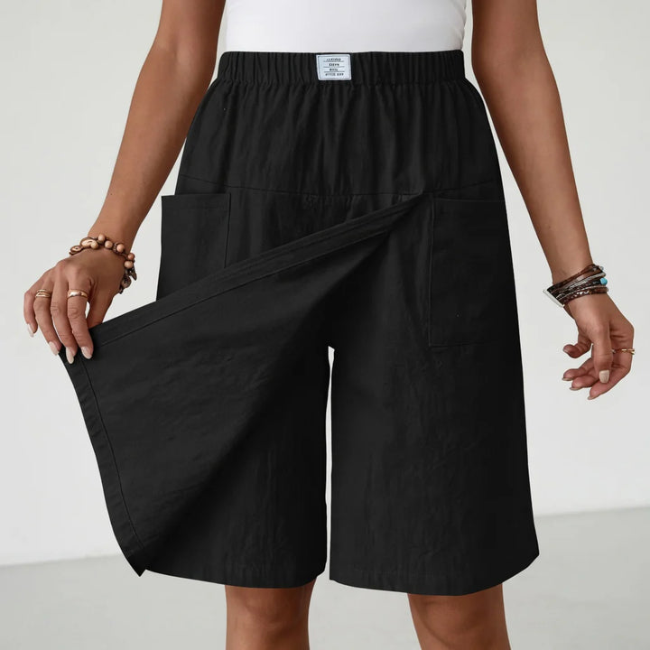 Libertine™ — Elastic Waist Skort with Pockets for Effortless Movement