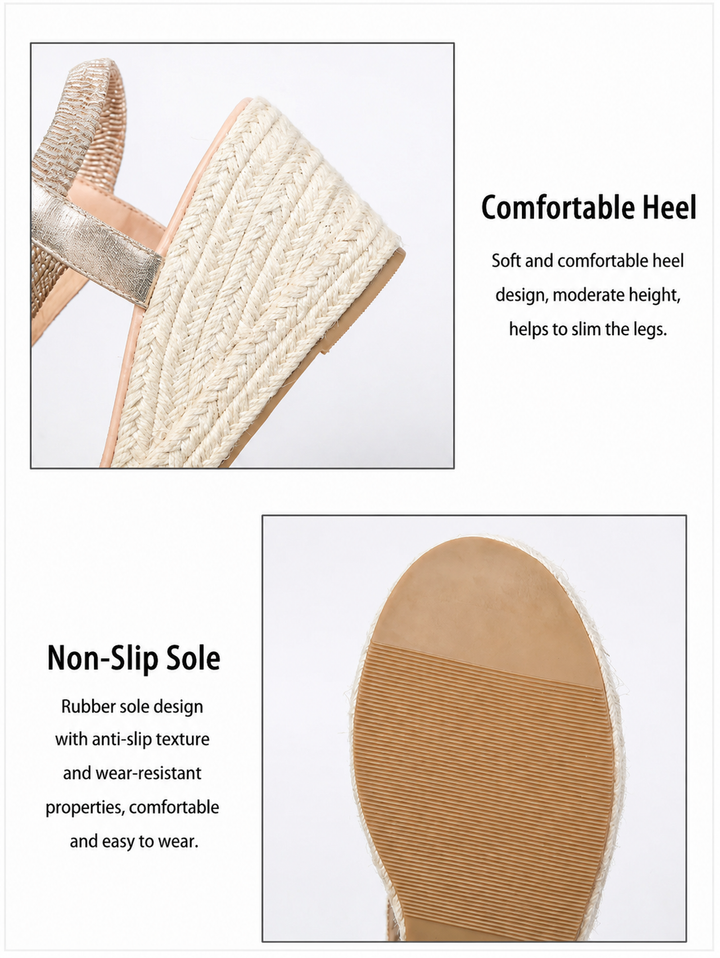 Aroa | Handwoven Wedge Sandals