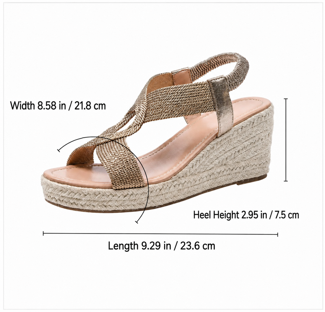 Aroa | Handwoven Wedge Sandals