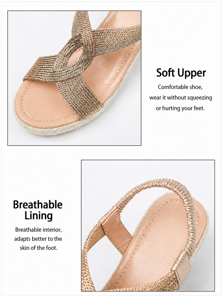 Aroa | Handwoven Wedge Sandals