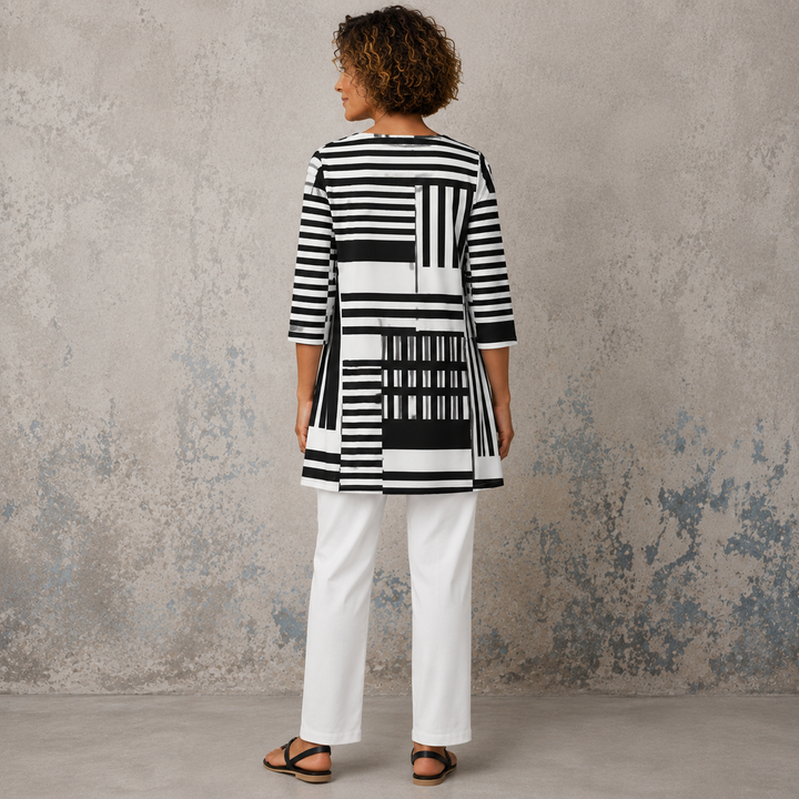 Sophie | Long Blouse with V-Neck