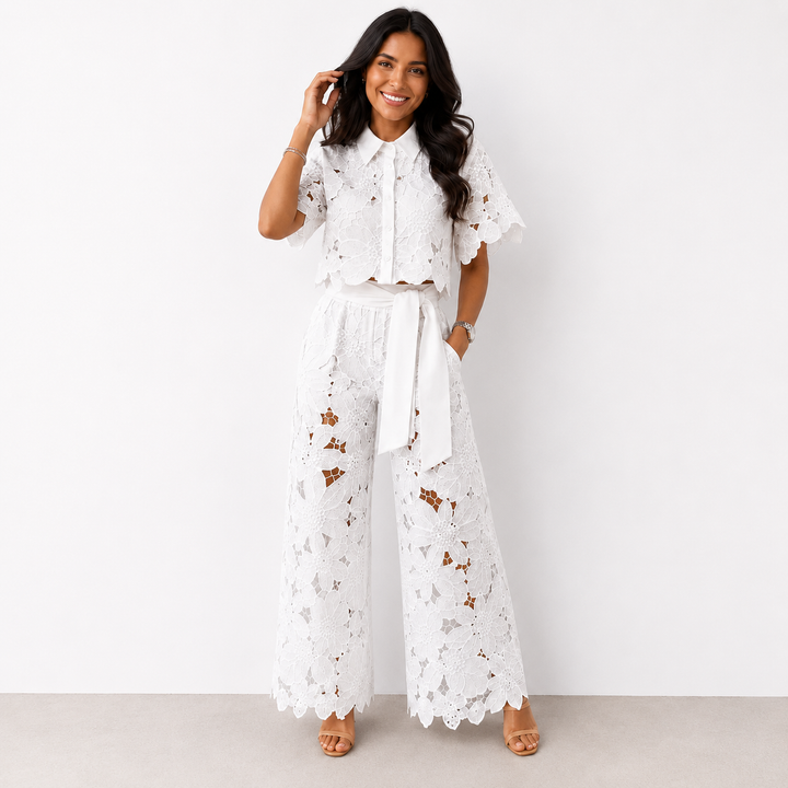 Isabela™ | Elegant Two-Piece Lace Set