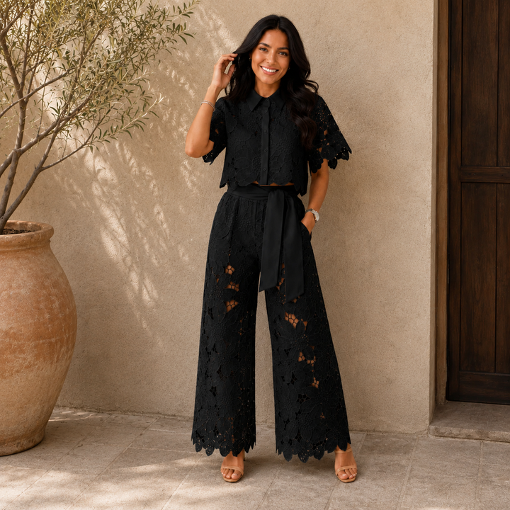Isabela™ | Elegant Two-Piece Lace Set