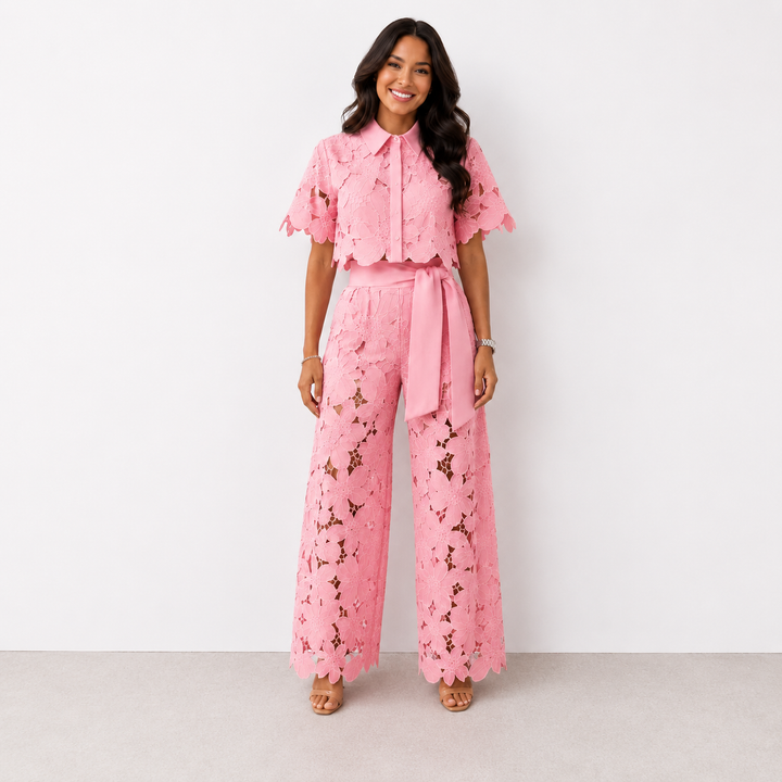 Isabela™ | Elegant Two-Piece Lace Set