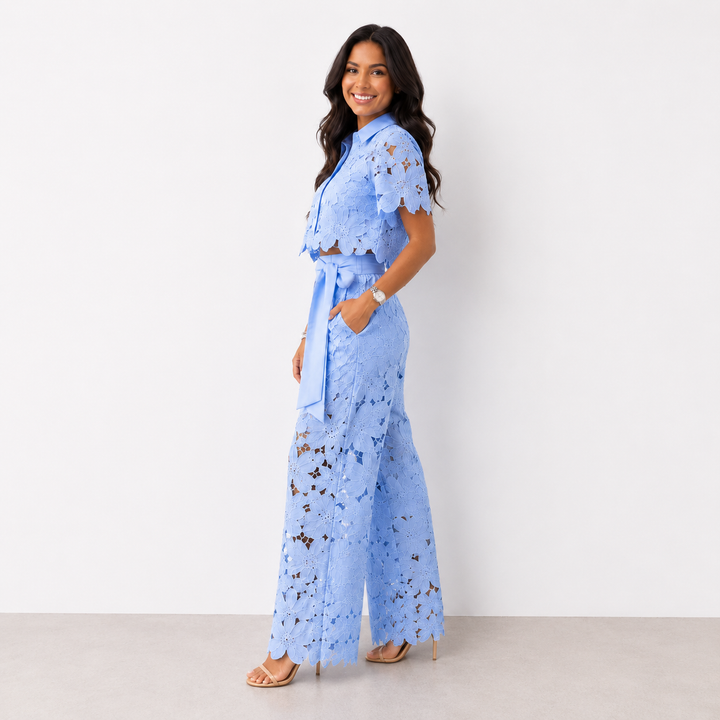 Isabela™ | Elegant Two-Piece Lace Set
