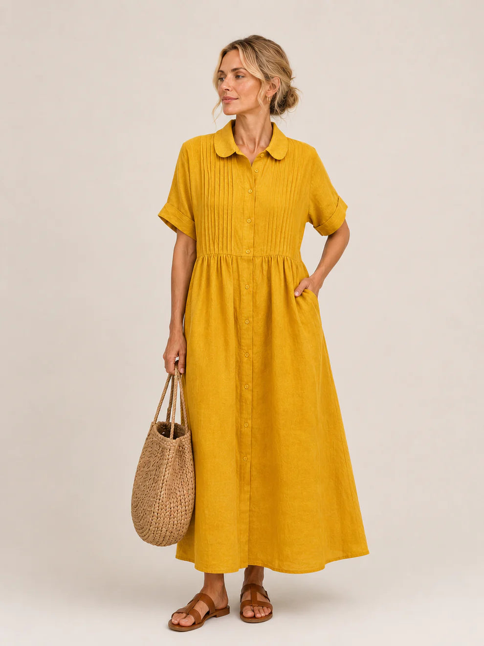 Capri | Summer Midi Shirt Dress