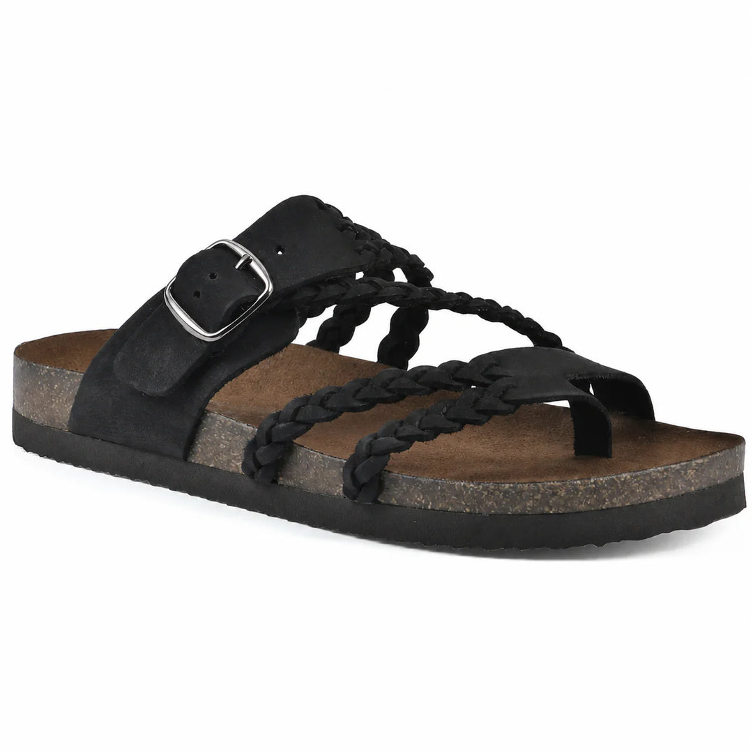 Wendy - Braided Cork Sandals
