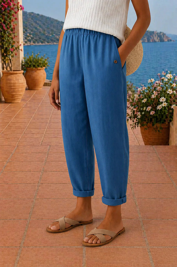 Sienna | Relaxed Linen Wide-Leg Pants