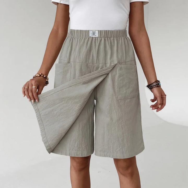 Libertine™ — Elastic Waist Skort with Pockets for Effortless Movement