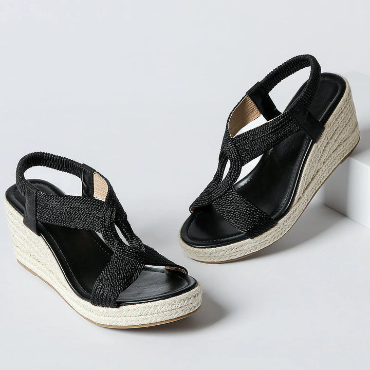 Aroa | Handwoven Wedge Sandals