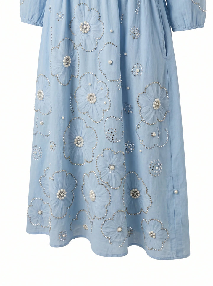 LENA | FLORAL MIDI DRESS