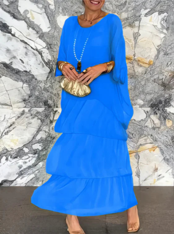 Lara | Elegant Fluid Maxi Dress