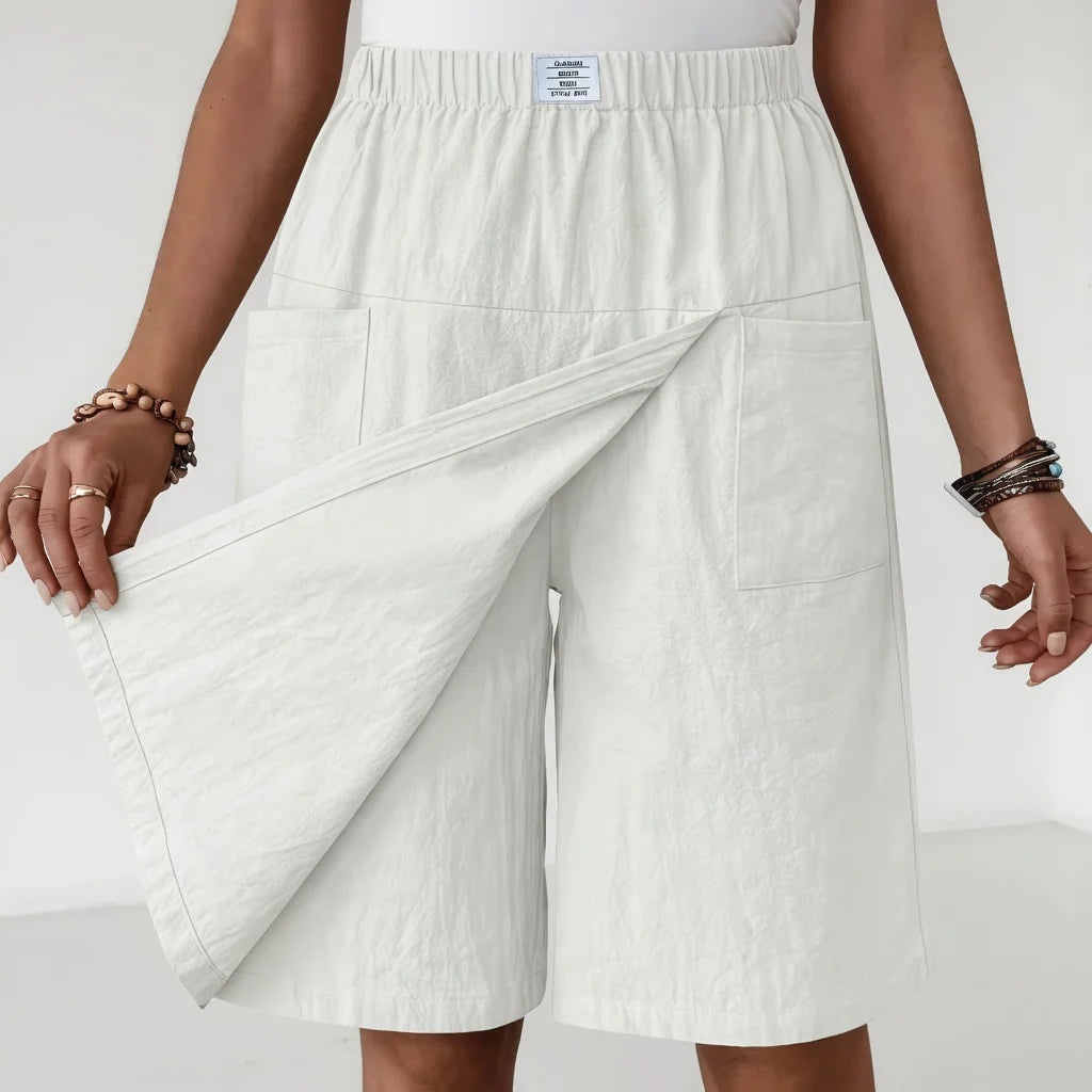 Libertine™ — Elastic Waist Skort with Pockets for Effortless Movement