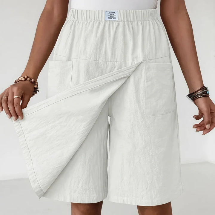 Libertine™ — Elastic Waist Skort with Pockets for Effortless Movement