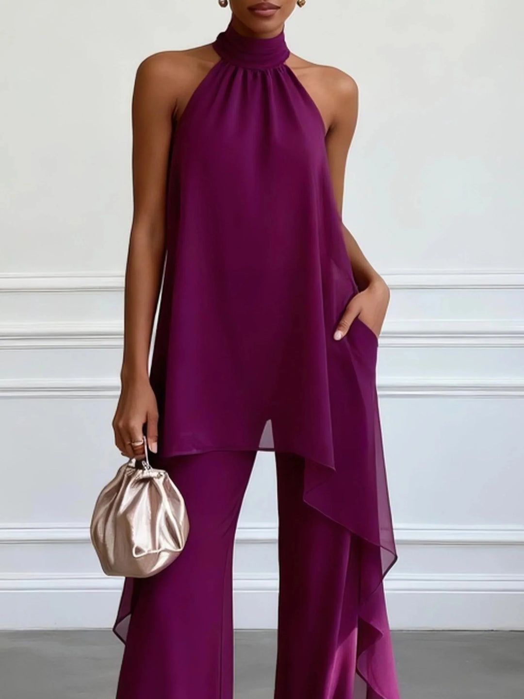 MOREAU | Elegant Halter Set for Women