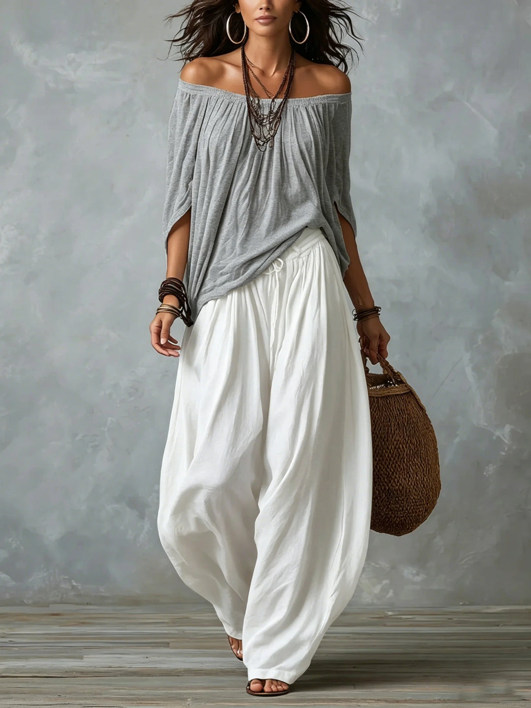 Isabella | Flowing Bohemian Lantern Sleeve Set