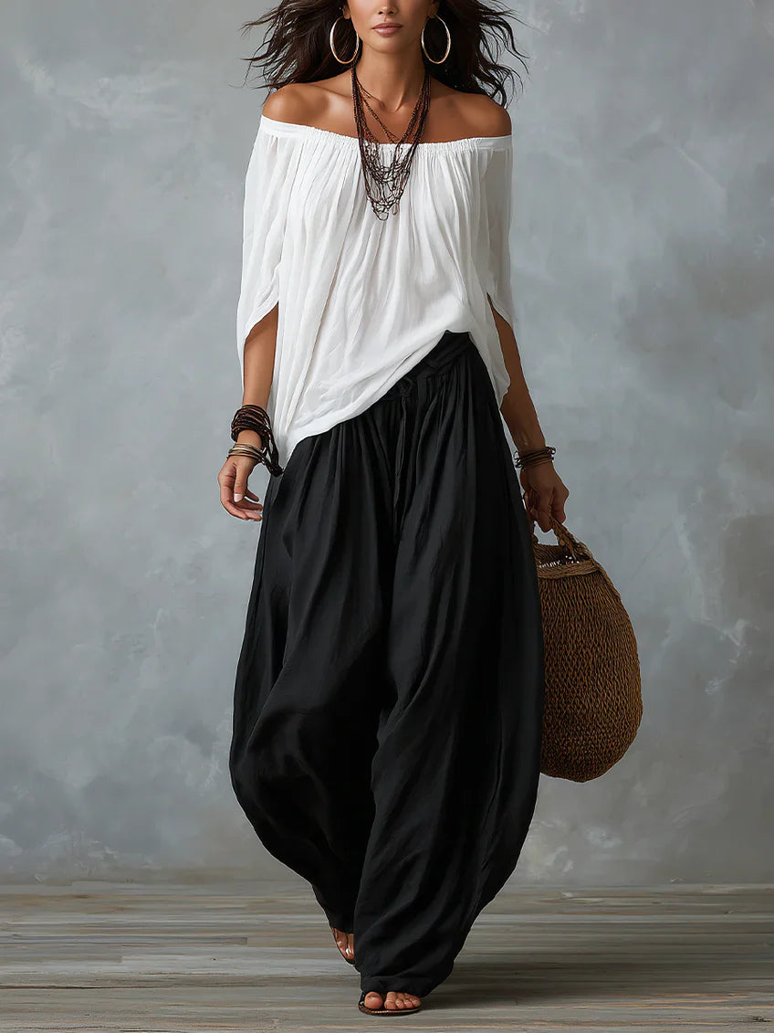 Isabella | Flowing Bohemian Lantern Sleeve Set