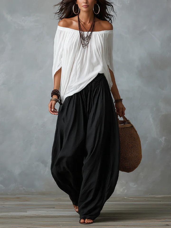 Isabella | Flowing Bohemian Lantern Sleeve Set