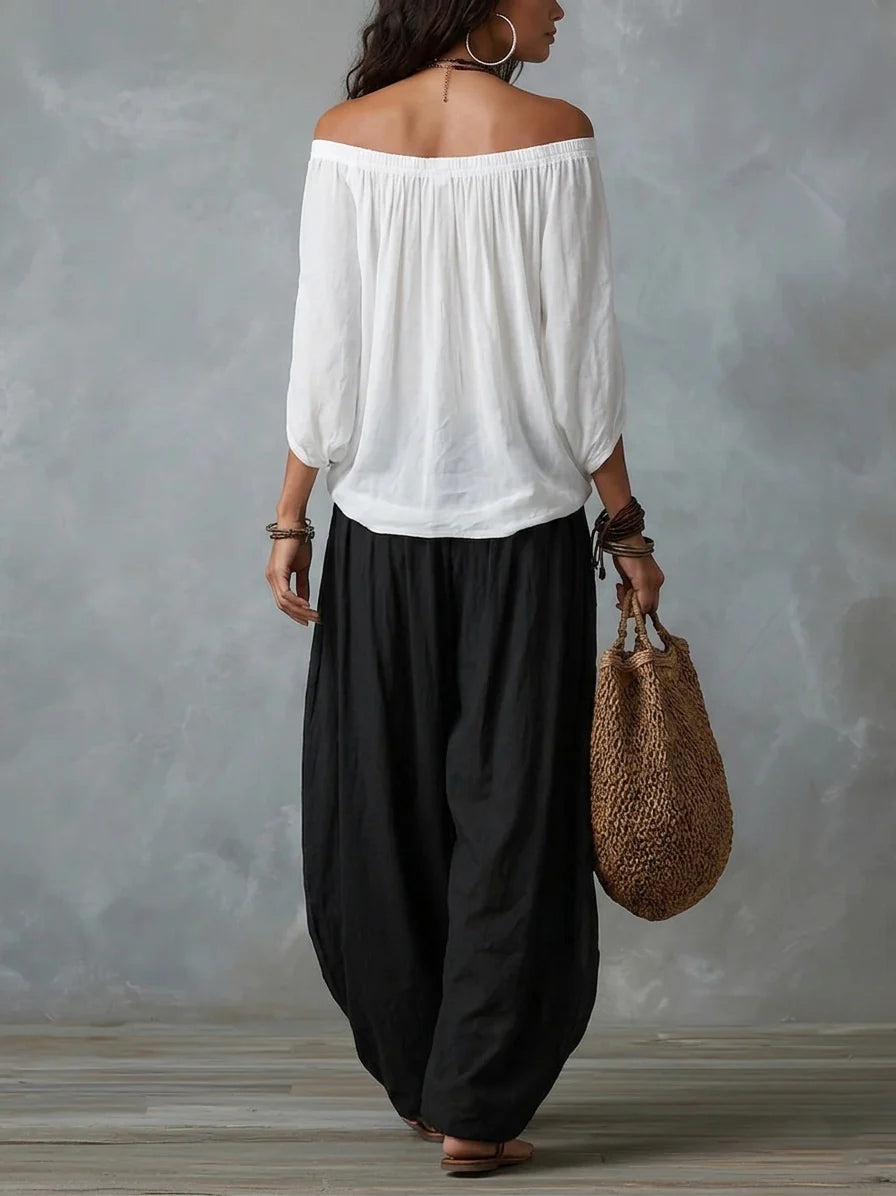 Isabella | Flowing Bohemian Lantern Sleeve Set