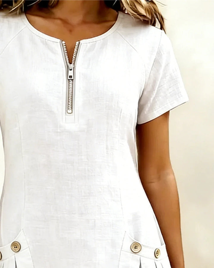 Lina™ Dress — Natural Elegance Every Day