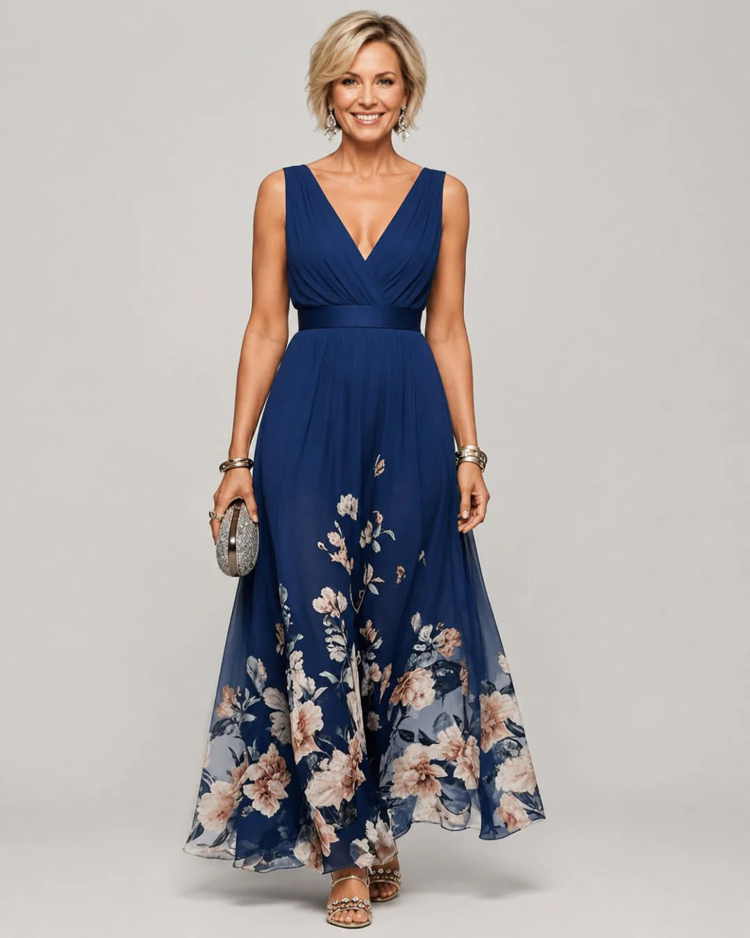 Mica | Sleeveless A Maxi Dress