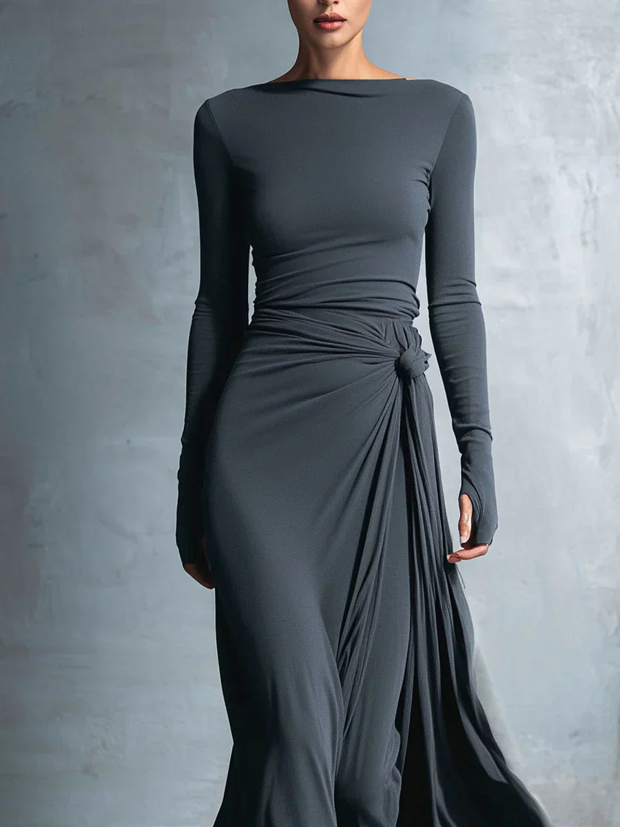 Naiara™ | Maxi Dress with Side Knot