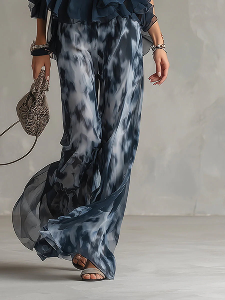 Elise | Elegant Chiffon Two-Piece Set
