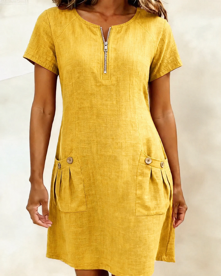 Lina™ Dress — Natural Elegance Every Day