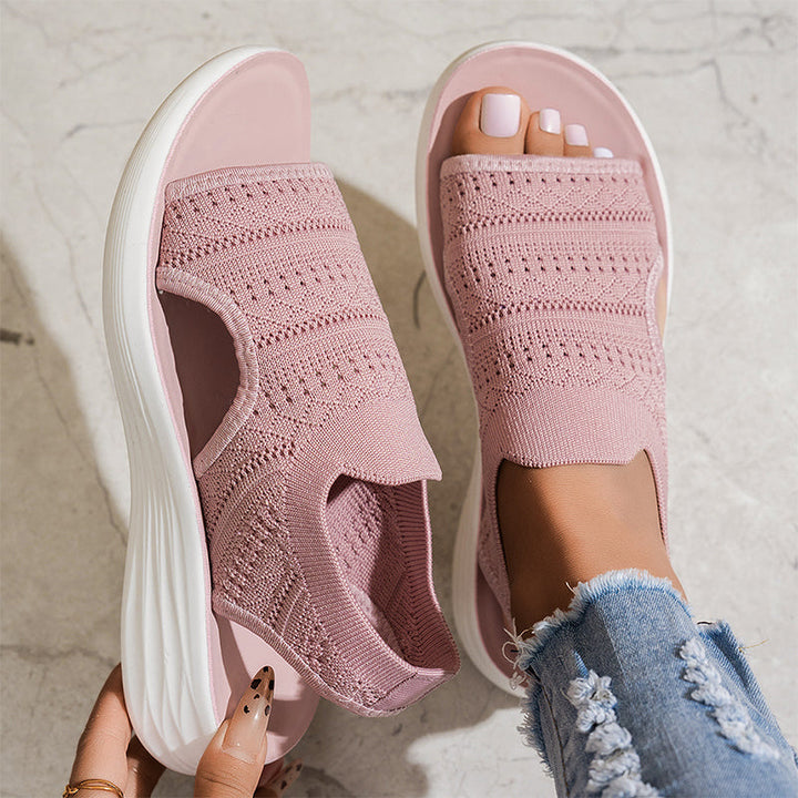 Serena | Women's Platform Sandals in Breathable Material