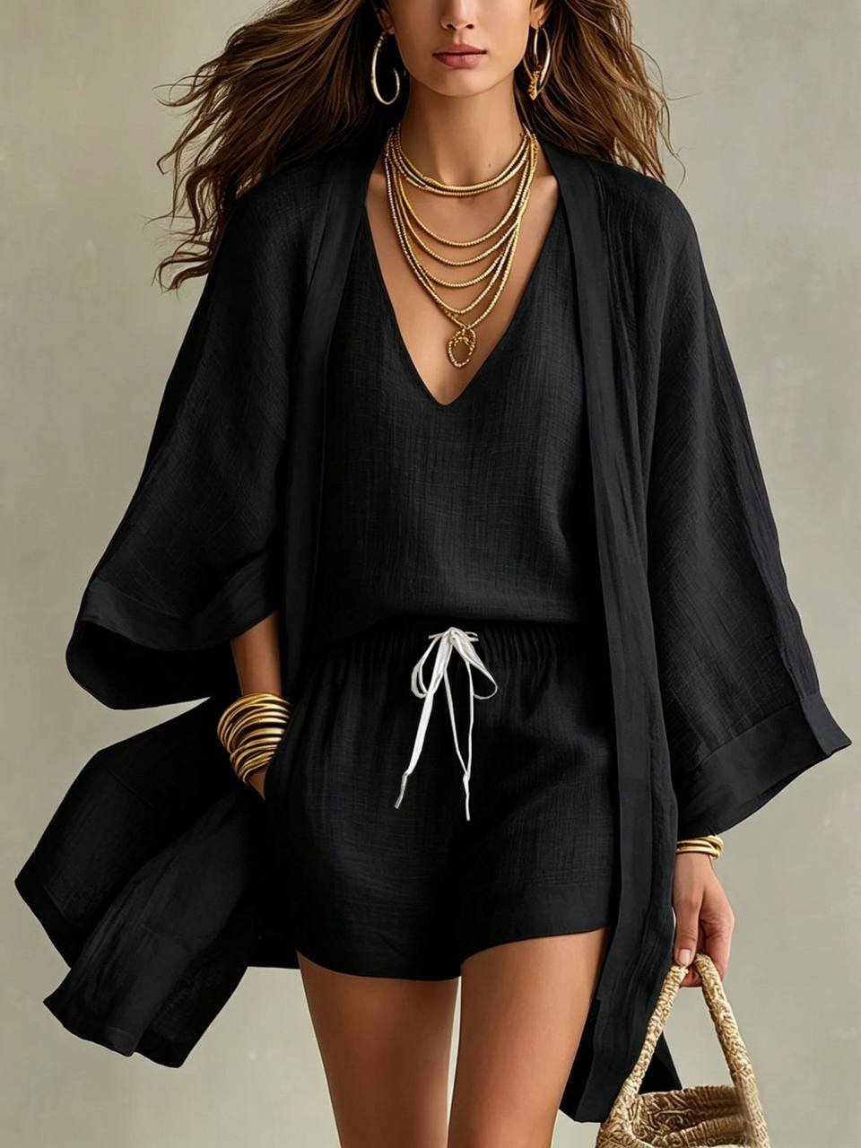 Aria | Linen Three-Piece Set