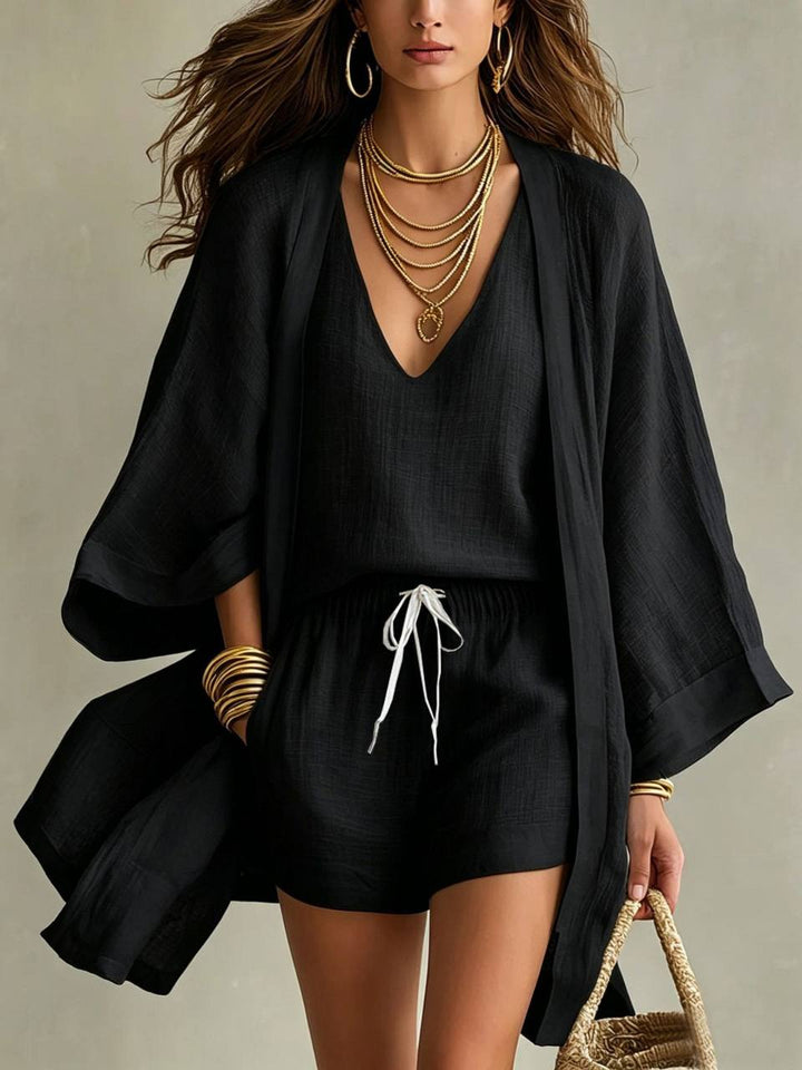 Aria | Linen Three-Piece Set